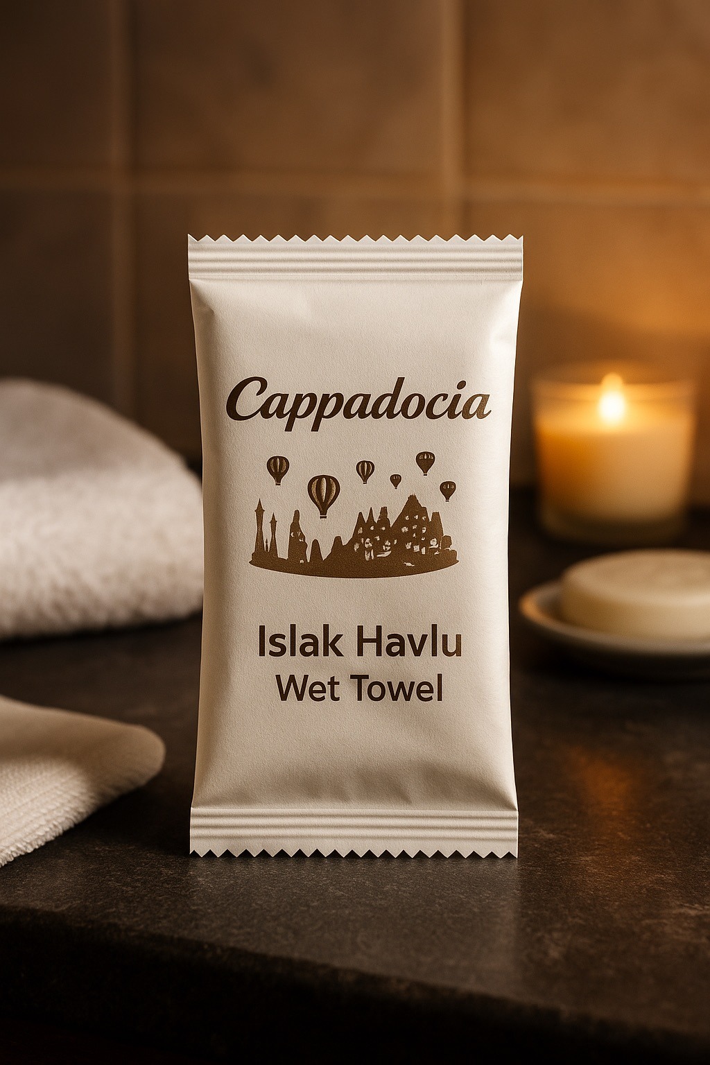 Özel Baskılı Islak Havlu